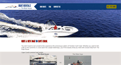 Desktop Screenshot of boathouseboatrental.com